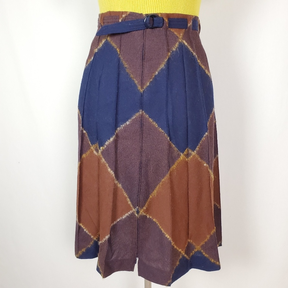 Vintage | Tanall Switzerland Diamond Skirt M